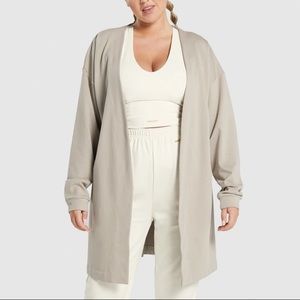 WHITNEY OVERSIZED ROBE GYMSHARK S MINK